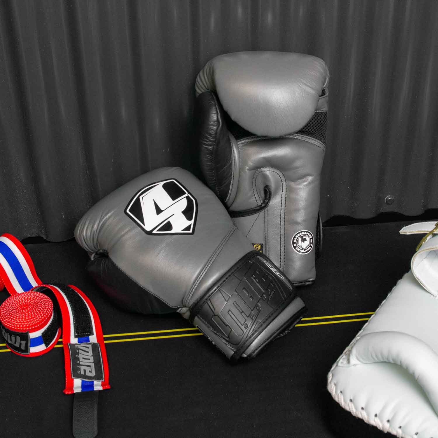 BOXHANDSCHUHE ROGUE 2.0 STEEL GREY LEDER