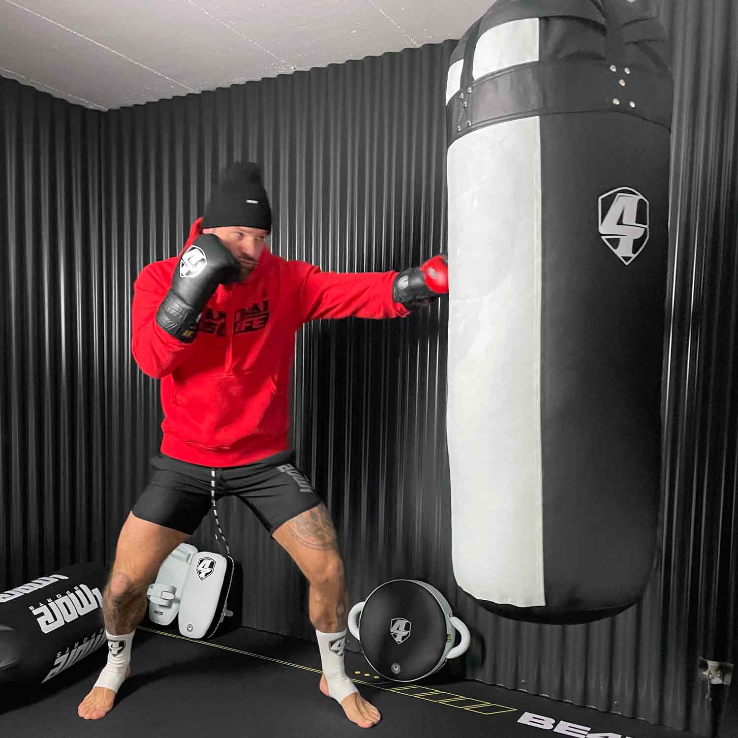 BOXHANDSCHUHE WARRIOR ‘BLARD’ LEDER SCHNUR
