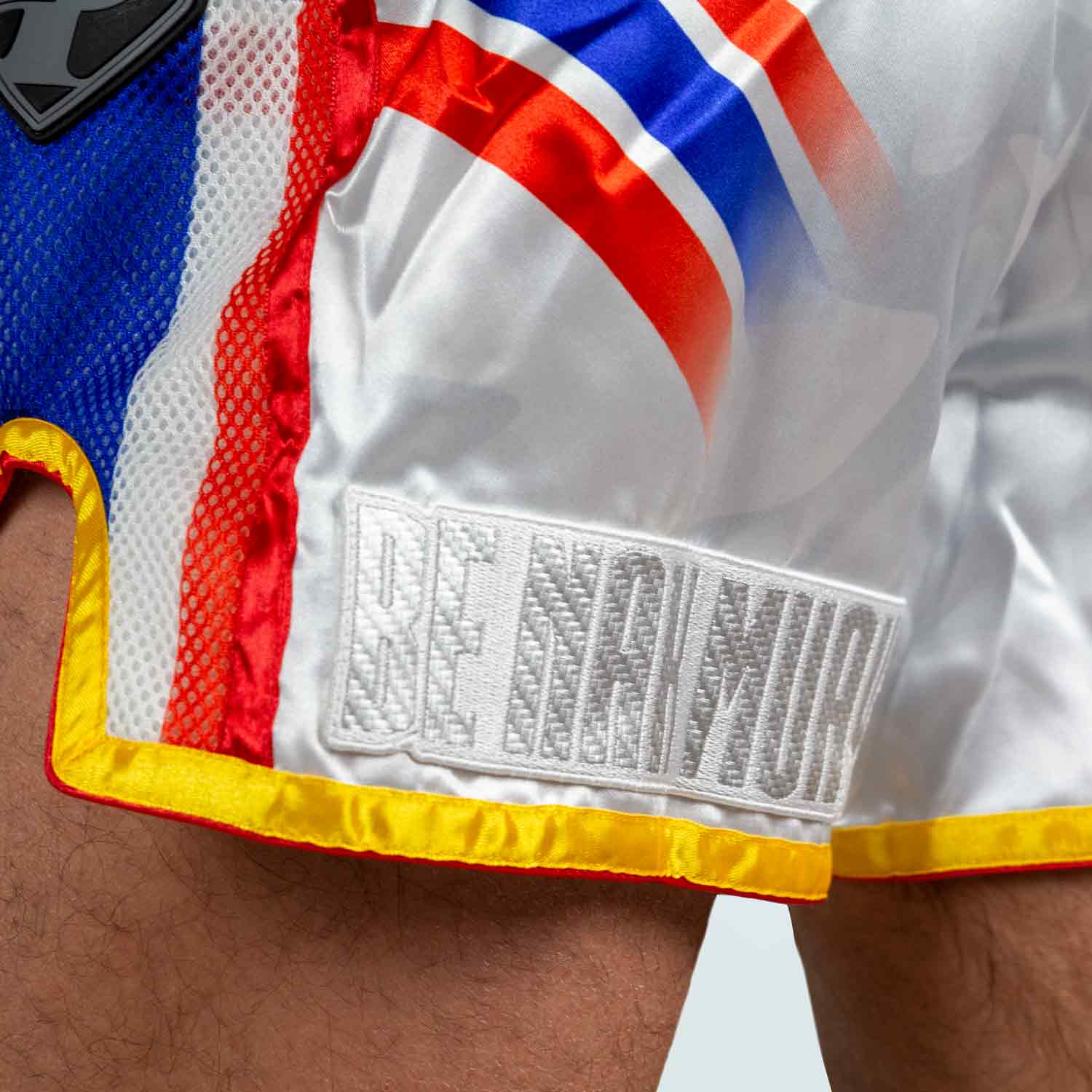 thaishorts-4more-sports-benakmuay-carbon-patch SHORTS MUAYTHAI BE NAKMUAY