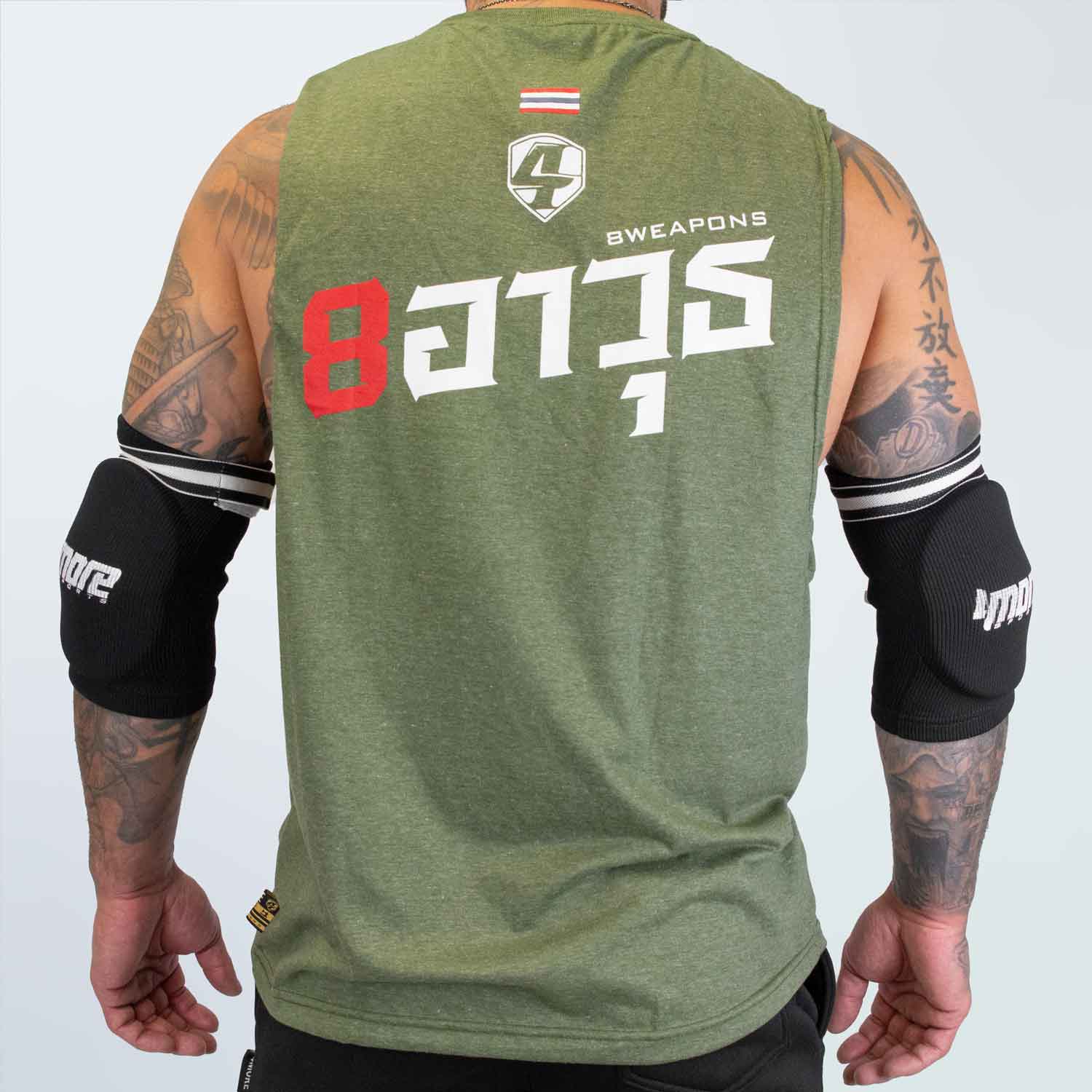 ellbogenschutz-4more-sports-acid-black-thaiboxing ELLBOGENSCHUTZ ACID BLACK