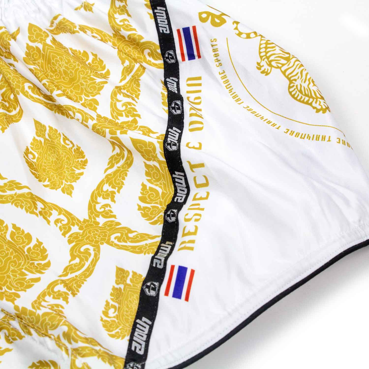 SHORTS MUAYTHAI ORIGIN TIGER WHITE SHORTS MUAYTHAI ORIGIN TIGER WHITE