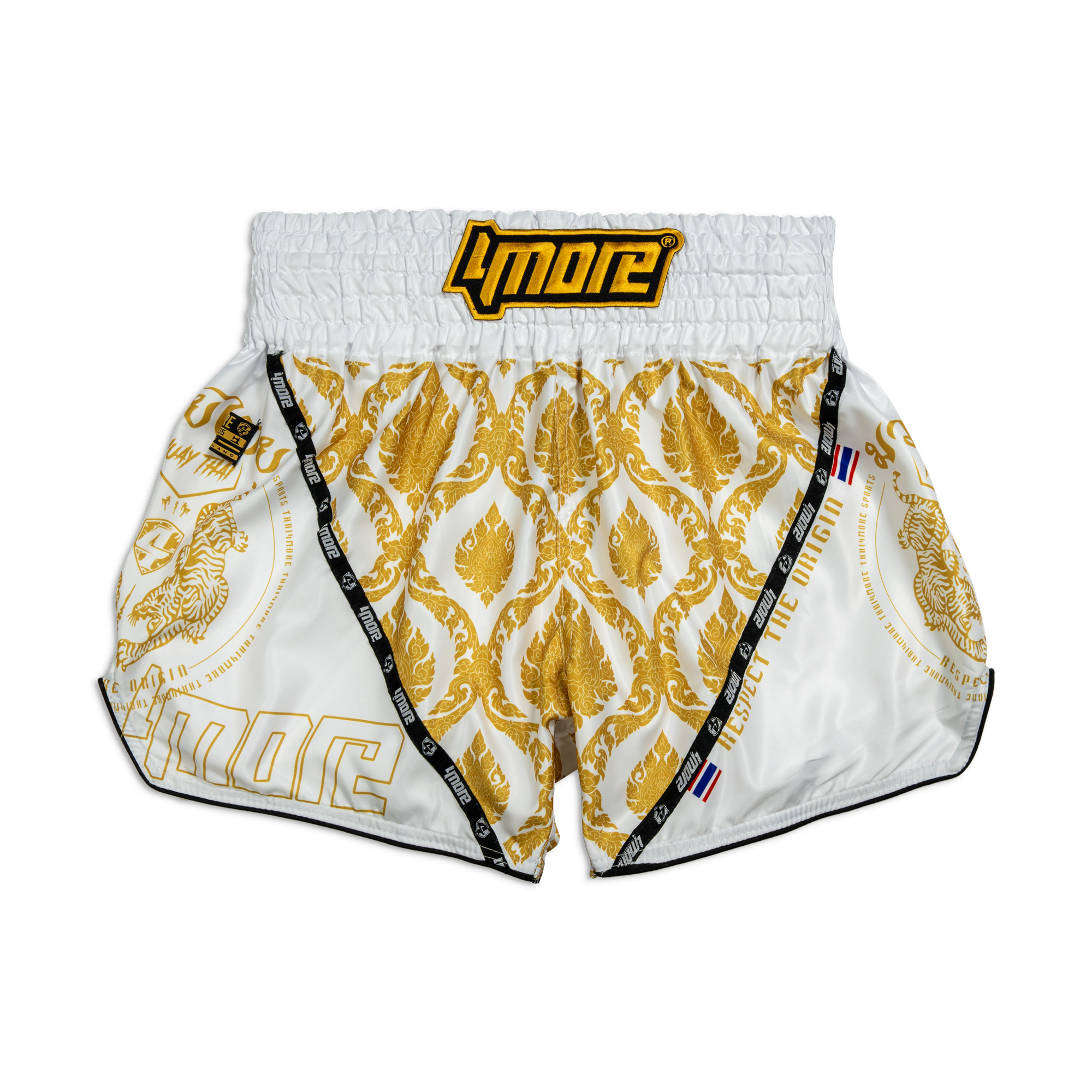 SHORTS MUAYTHAI ORIGIN TIGER WHITE
