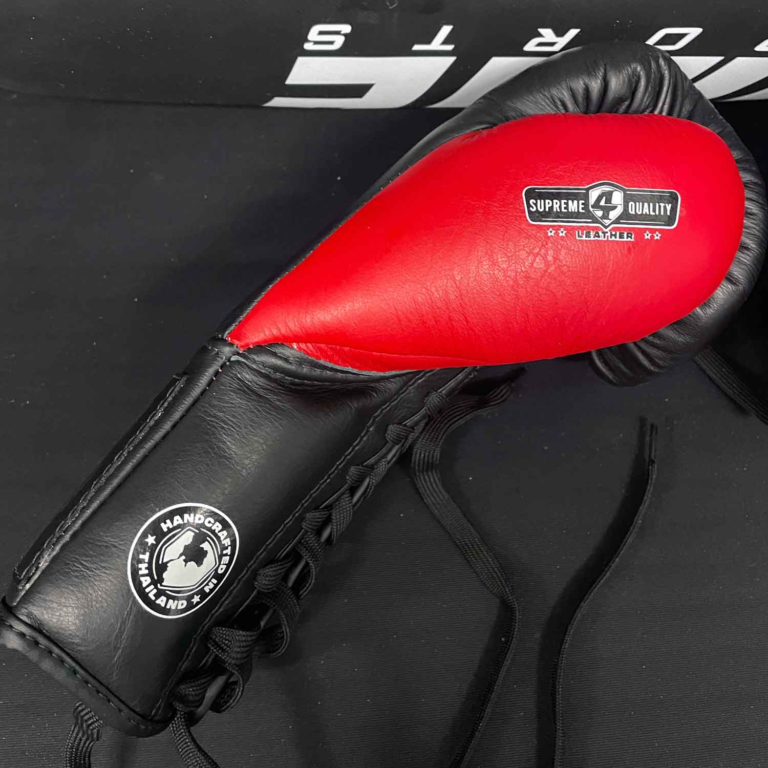 BOXHANDSCHUHE WARRIOR ‘BLARD’ LEDER SCHNUR