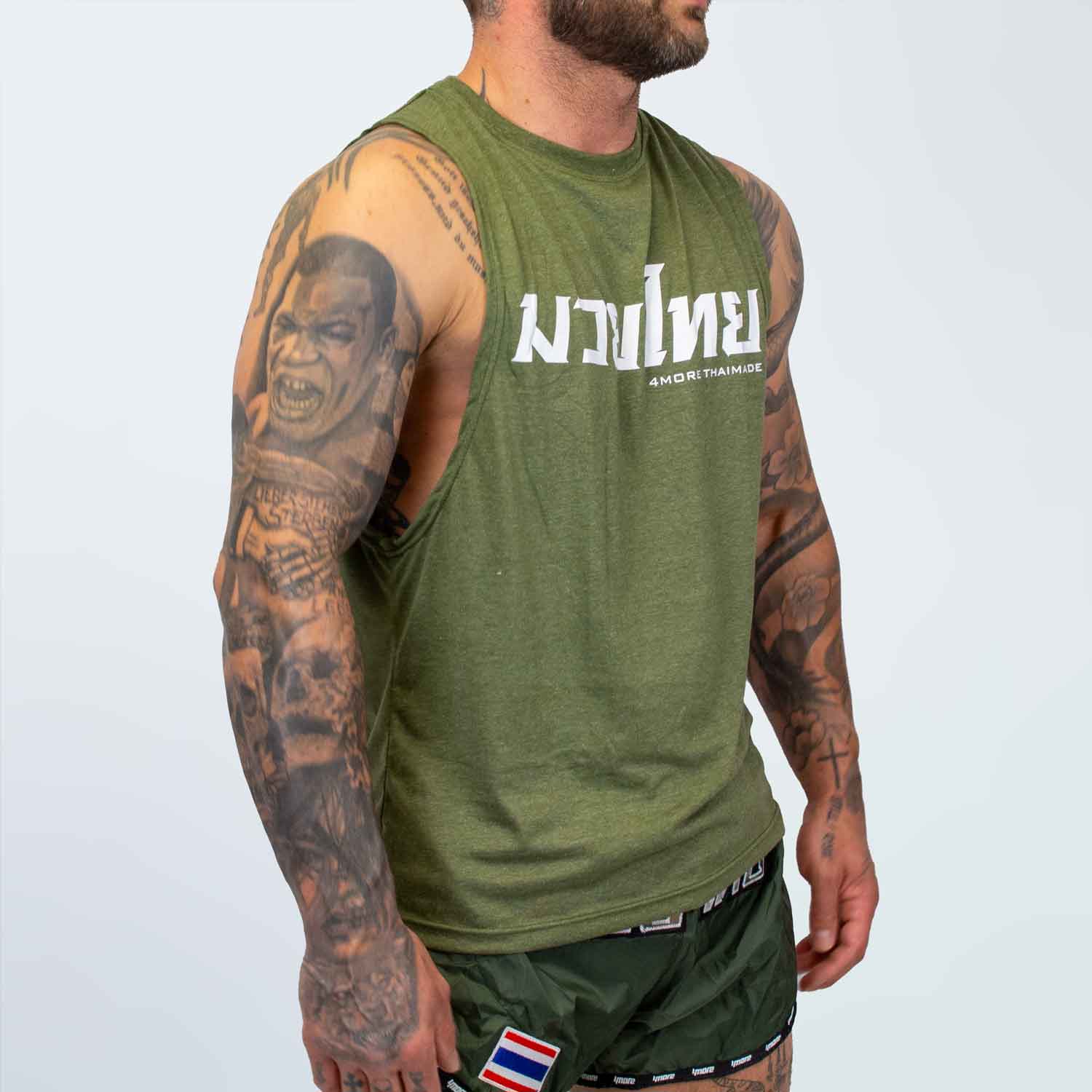 TANK TOP WIDE SHIRT 8WEAPONS GRÜN