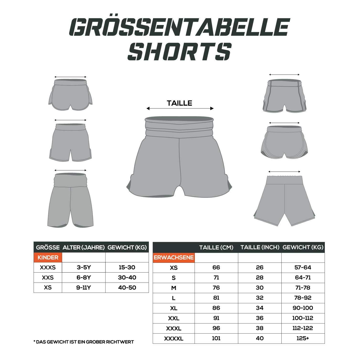 SHORTS MUAYTHAI WRKHD GOLD