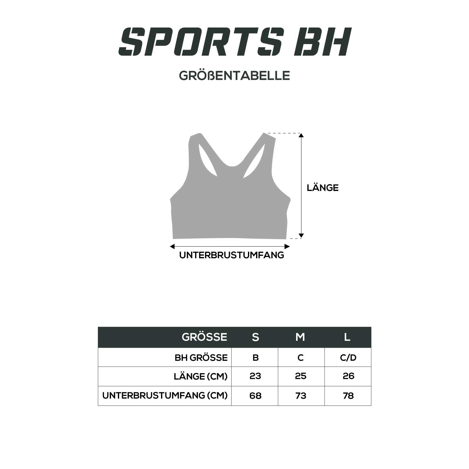 SPORT BRA COMPRESSION MIDNIGHT