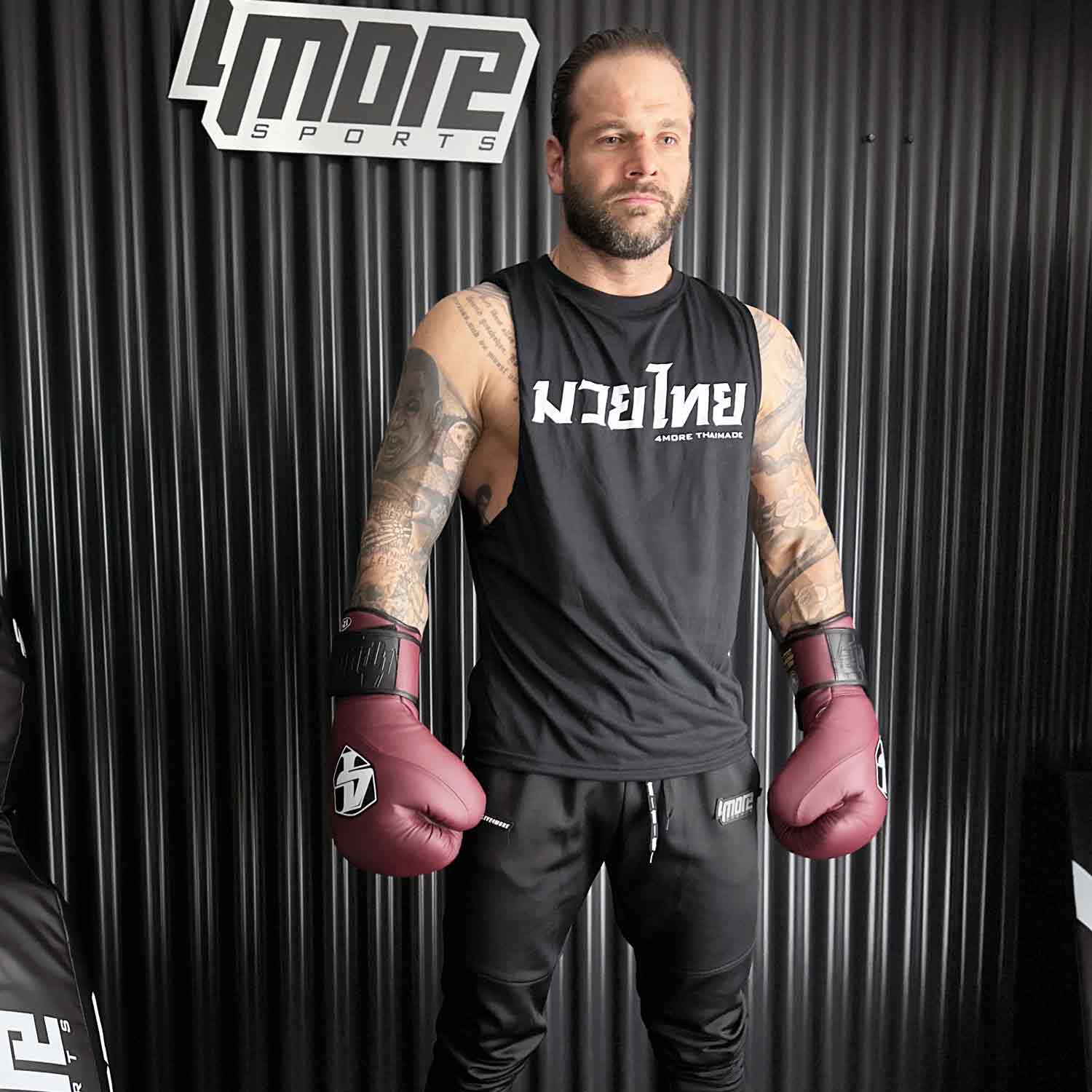 TANK TOP WIDE SHIRT 8WEAPONS SCHWARZ
