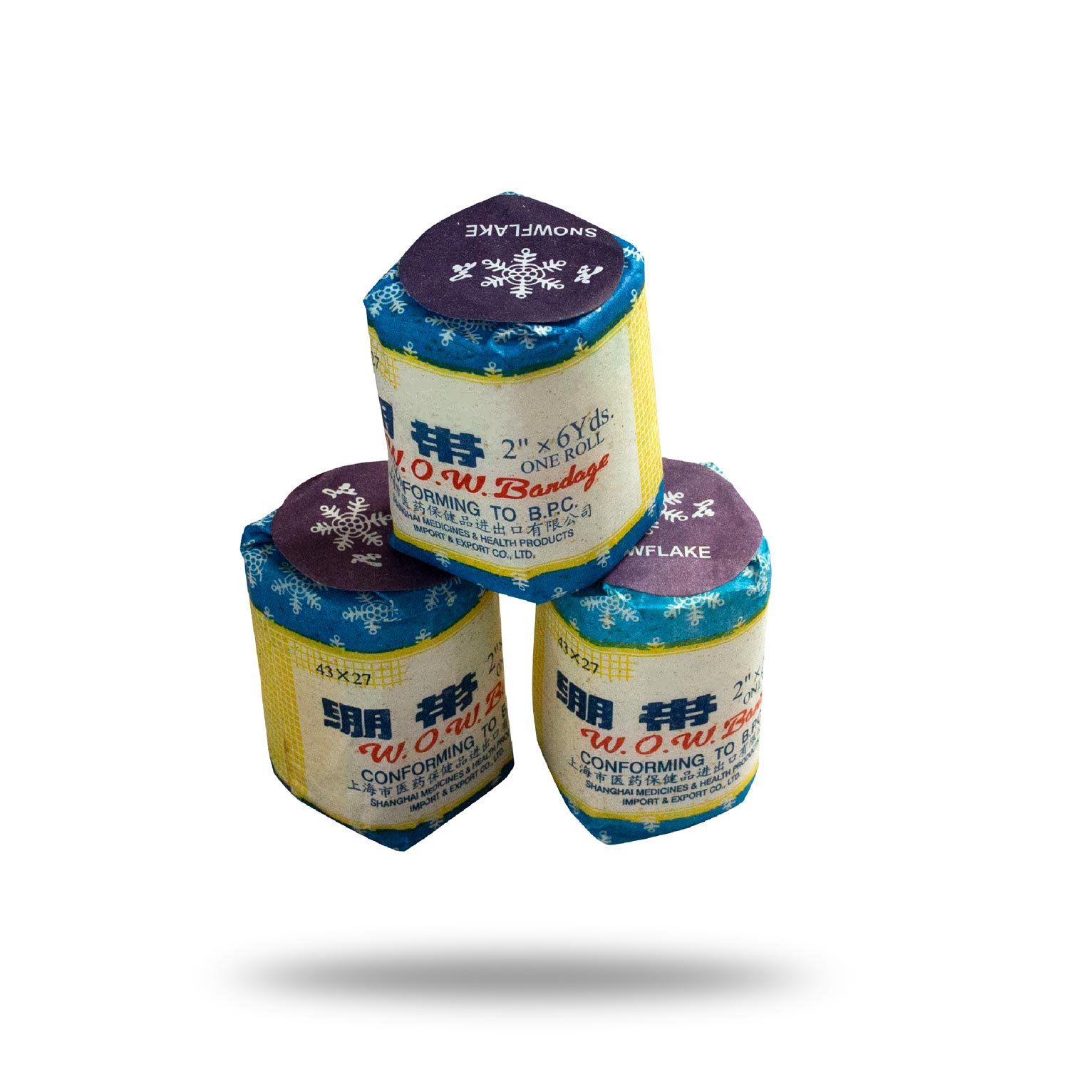 SNOWFLAKE WOW HANDBANDAGEN 12ER PACK