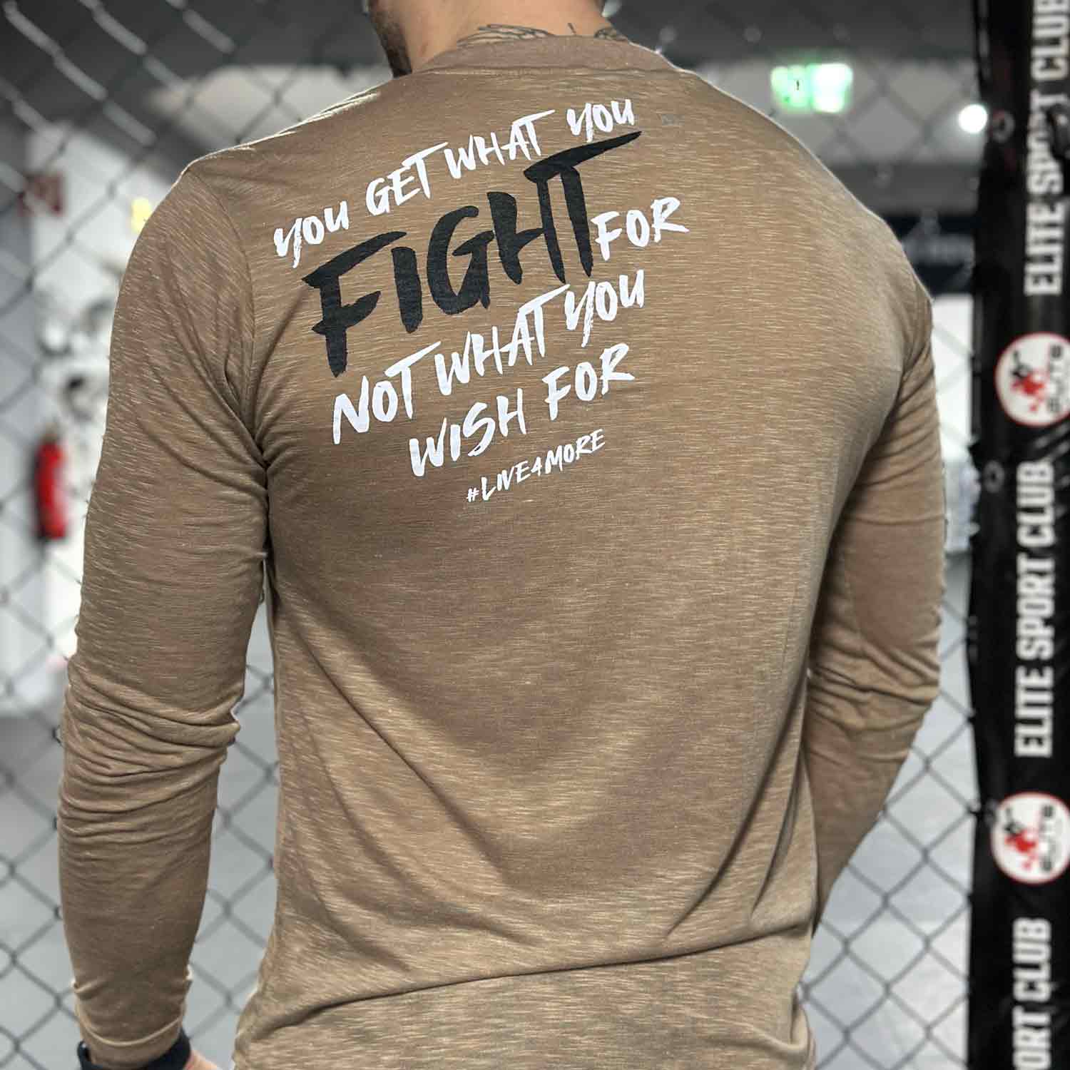LANGARM SHIRT TRAINING 'FIGHT FOR'