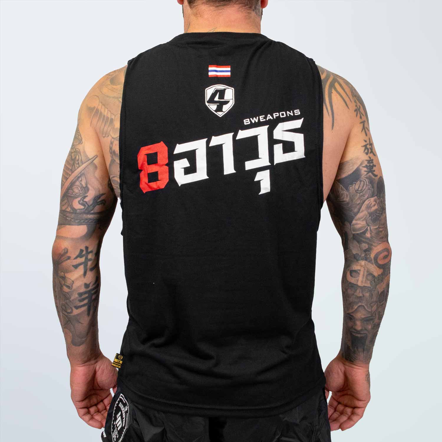 TANK TOP WIDE SHIRT 8WEAPONS SCHWARZ