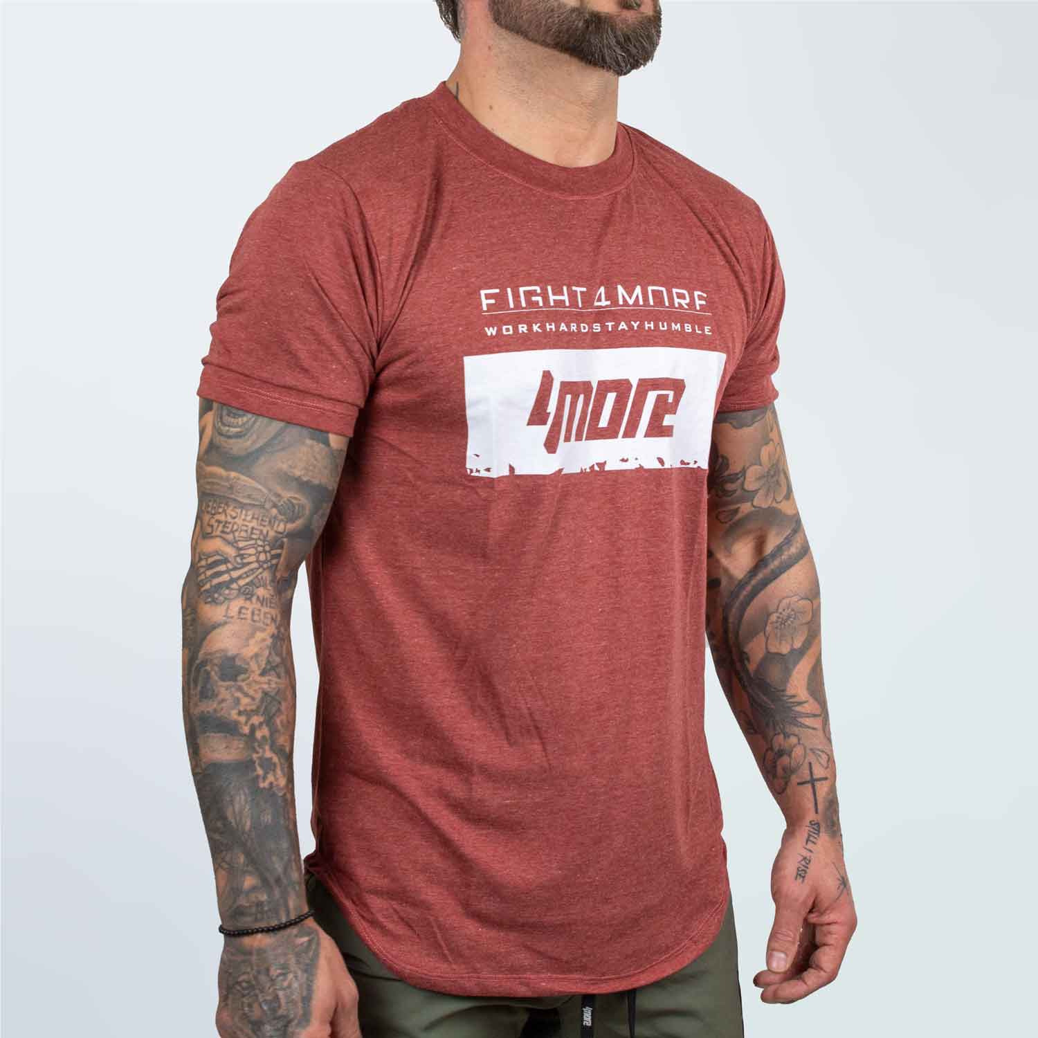 T-SHIRT ROUND TEE STAYHUMBLE MAROON