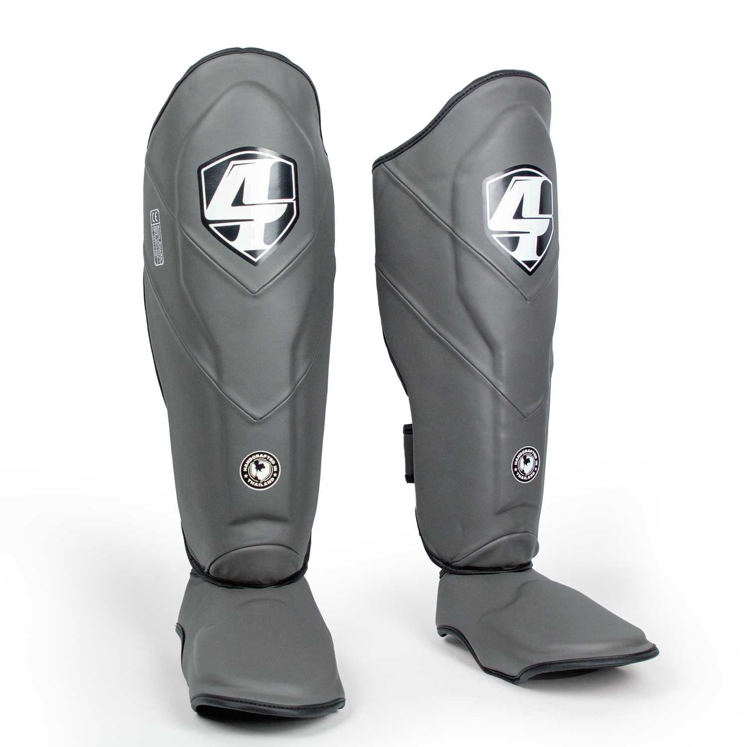 schienbeinschoner-4more-sports-havoc-steel-muaythai SCHIENBEINSCHONER HAVOC  STEEL GREY