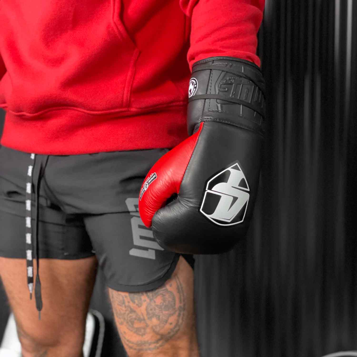 BOXHANDSCHUHE WARRIOR ‘BLARD’ LEDER SCHNUR
