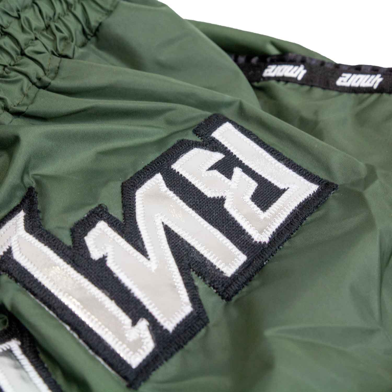 shorts-4more-sports-muaythai-green-bangkok SHORTS MUAYTHAI RETRO1 8W GREEN