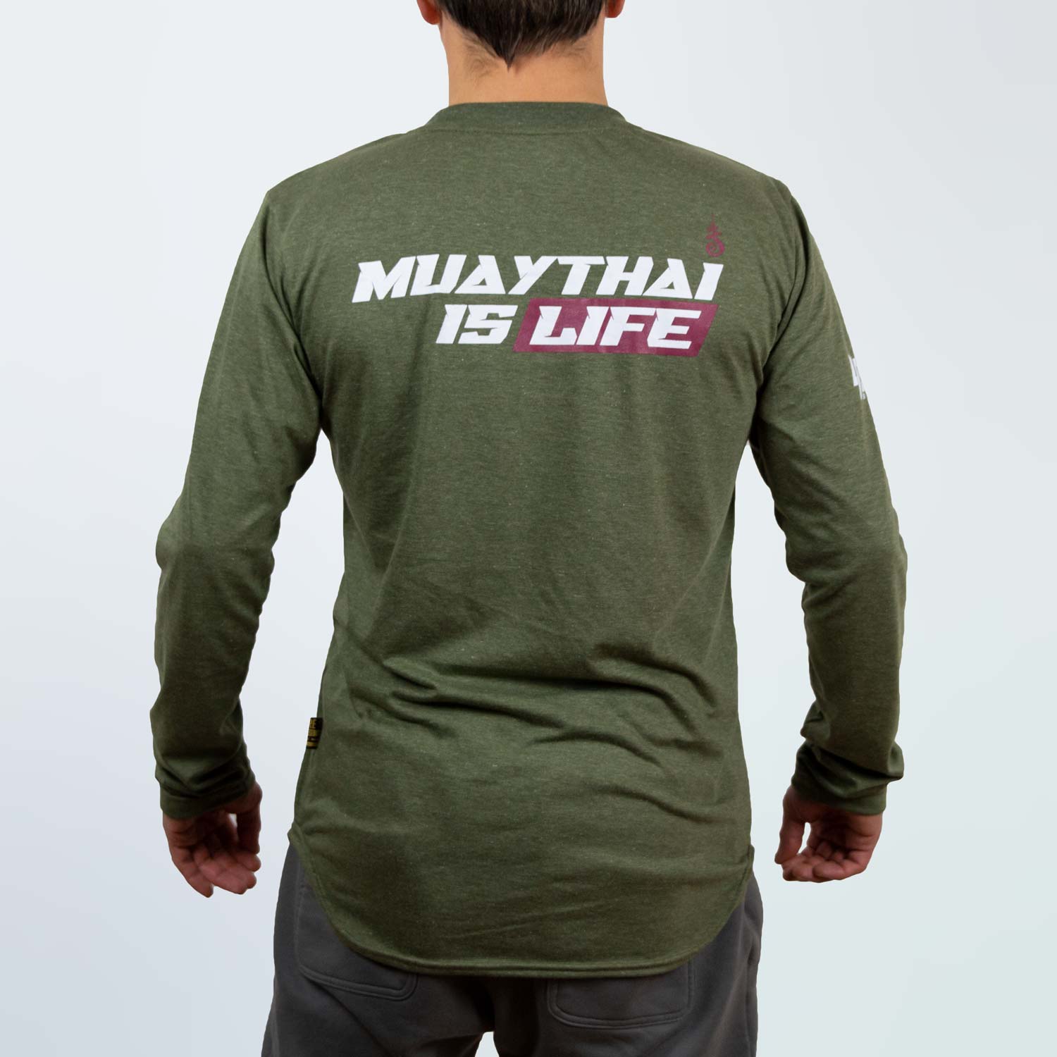 4more-sports-shirt-langarm-muaythai-life-bjoern-hinten LANGARM SHIRT TRAINING MUAYTHAI IS LIFE