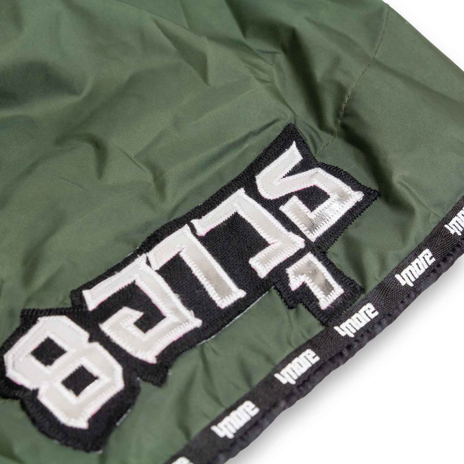 shorts-4more-sports-muaythai-green-thaiboxer SHORTS MUAYTHAI RETRO1 8W GREEN