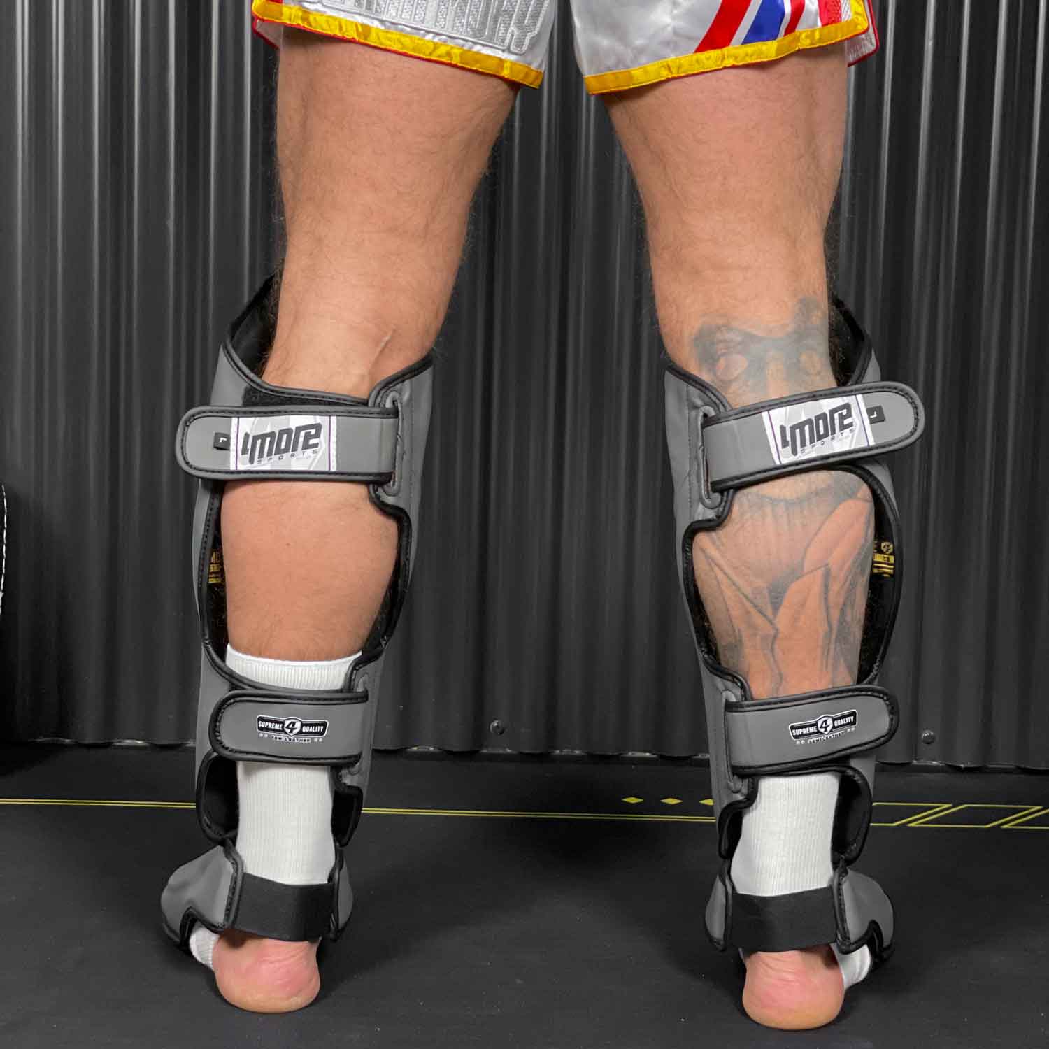 schienbeinschoner-4more-sports-havoc-steel-mma SCHIENBEINSCHONER HAVOC  STEEL GREY