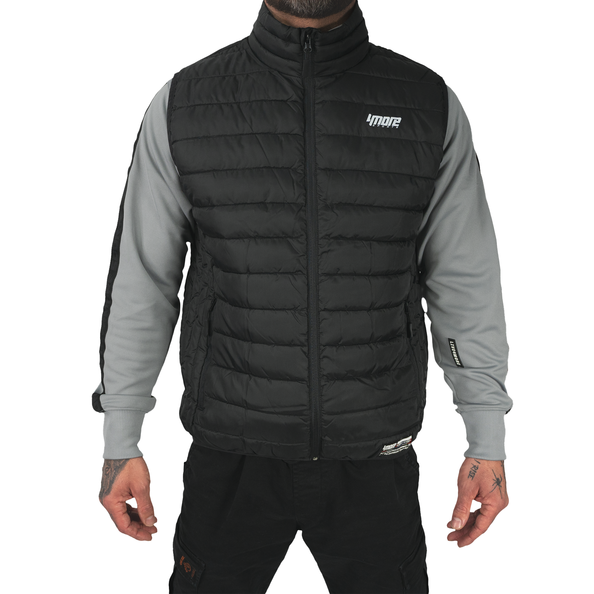 WESTE BODYWARMER SMOKE