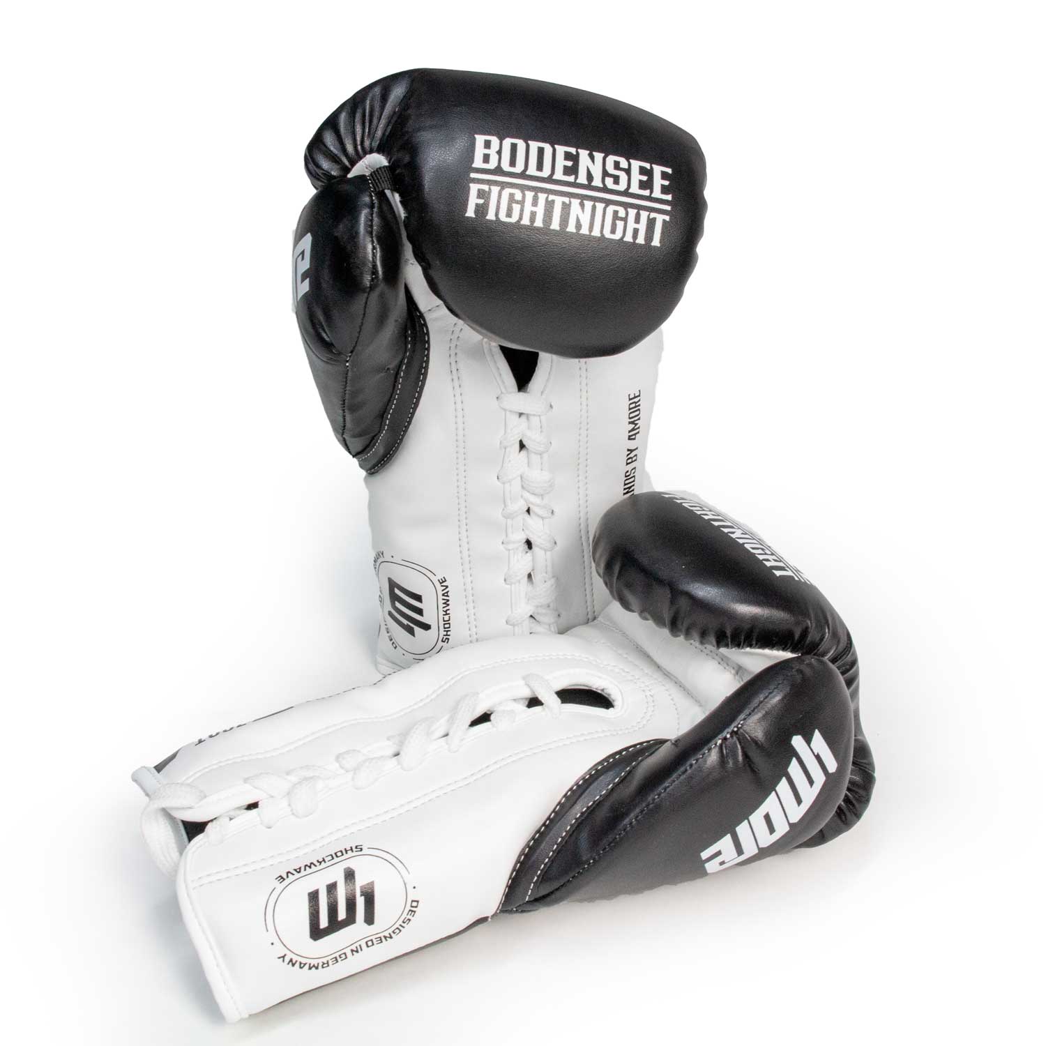 BOXHANDSCHUHE WETTKAMPF BODENSEE FN SCHWARZ