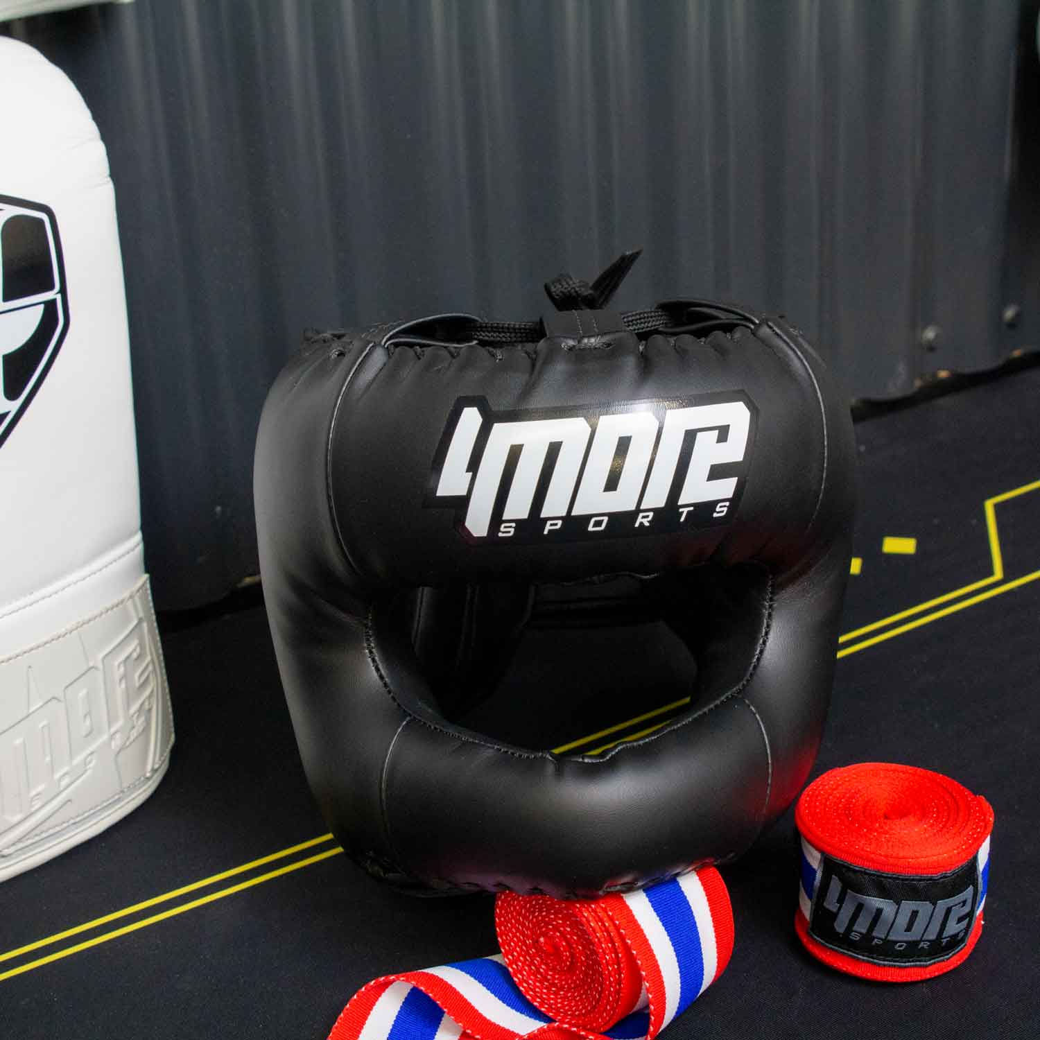 kopfschutz-4more-sports-sparring-st-mma KOPFSCHUTZ SPARRING ST MIT NASENSCHUTZLEISTE