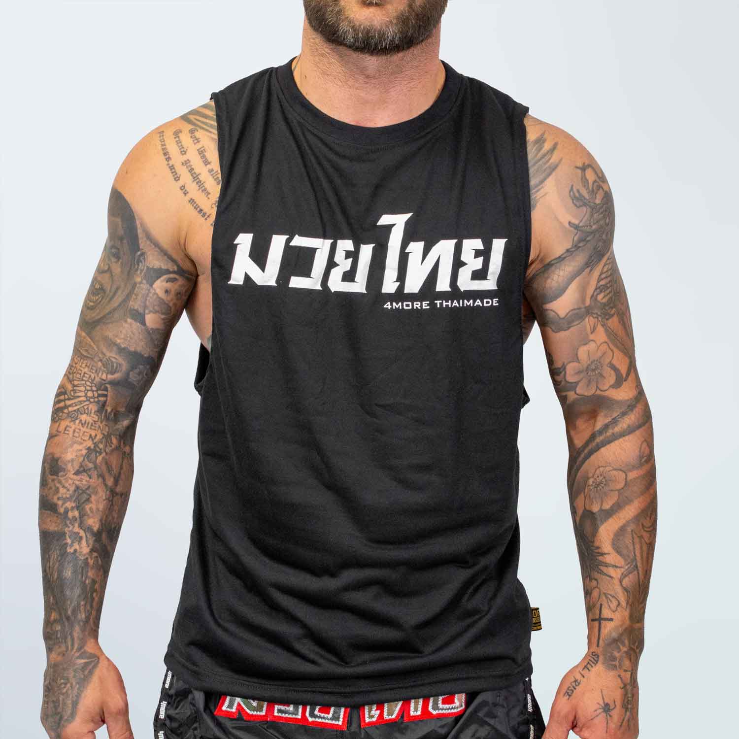 TANK TOP WIDE SHIRT 8WEAPONS SCHWARZ