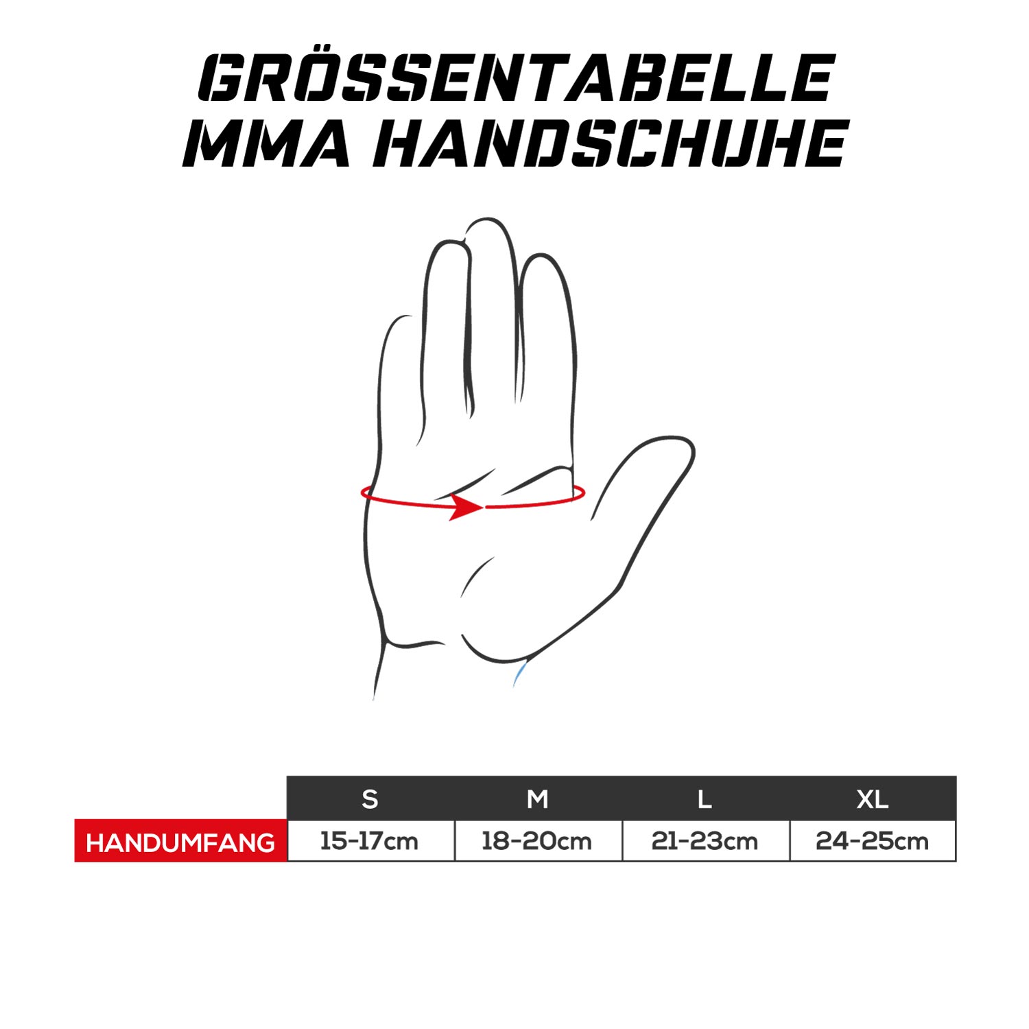 MMA HANDSCHUE MATT SERIES M1