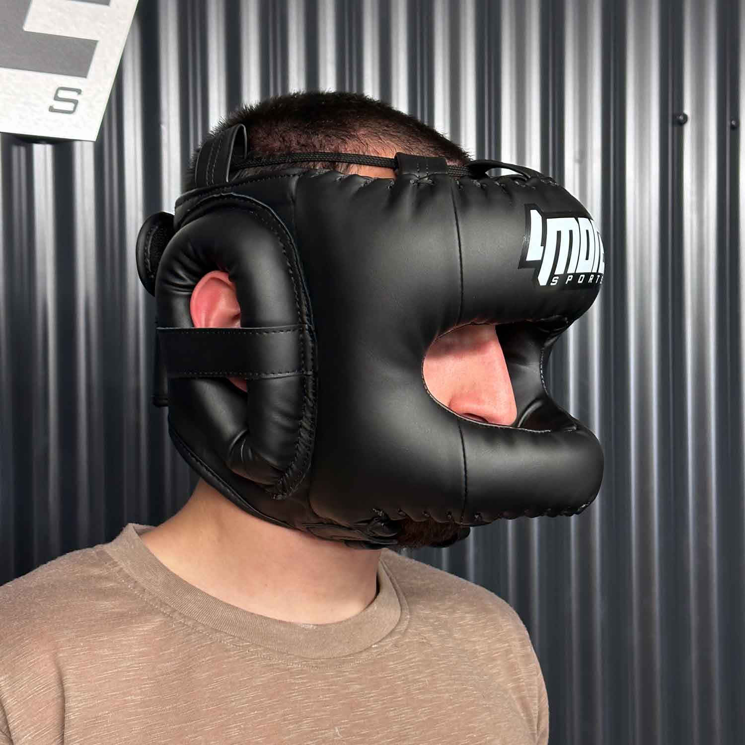 kopfschutz-4more-sports-sparring-st-fighter KOPFSCHUTZ SPARRING ST MIT NASENSCHUTZLEISTE