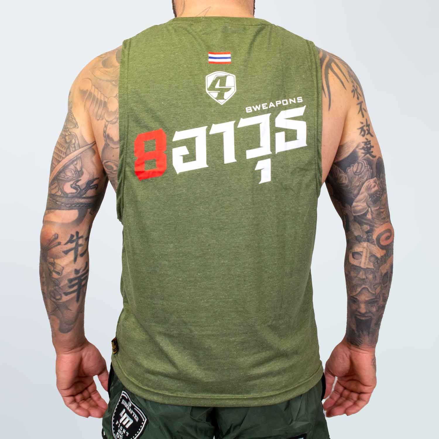 TANK TOP WIDE SHIRT 8WEAPONS GRÜN