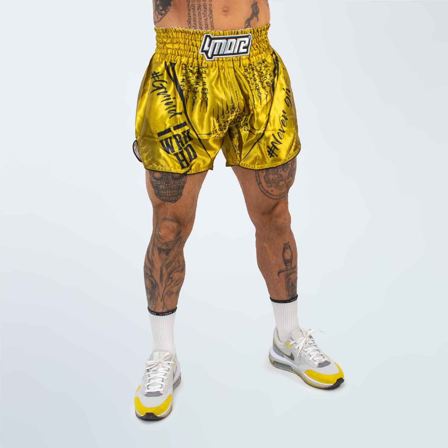SHORTS MUAYTHAI WRKHD GOLD SHORTS MUAYTHAI WRKHD GOLD