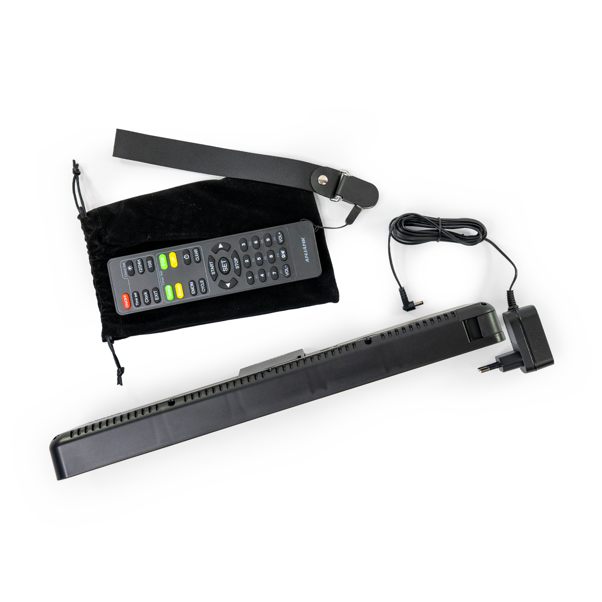 TIMER FITNESS LED WANDUHR ANJANK