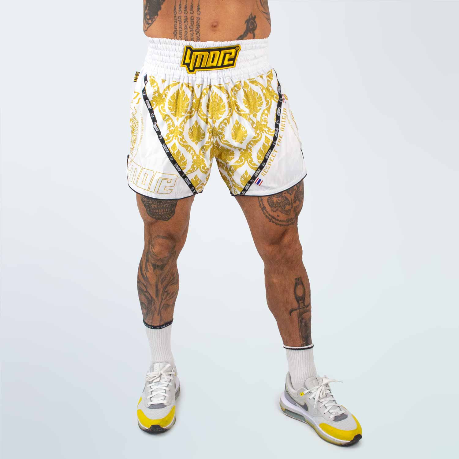 SHORTS MUAYTHAI ORIGIN TIGER WHITE SHORTS MUAYTHAI ORIGIN TIGER WHITE