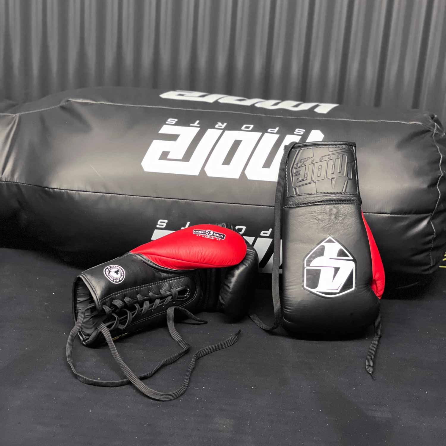 BOXHANDSCHUHE WARRIOR ‘BLARD’ LEDER SCHNUR