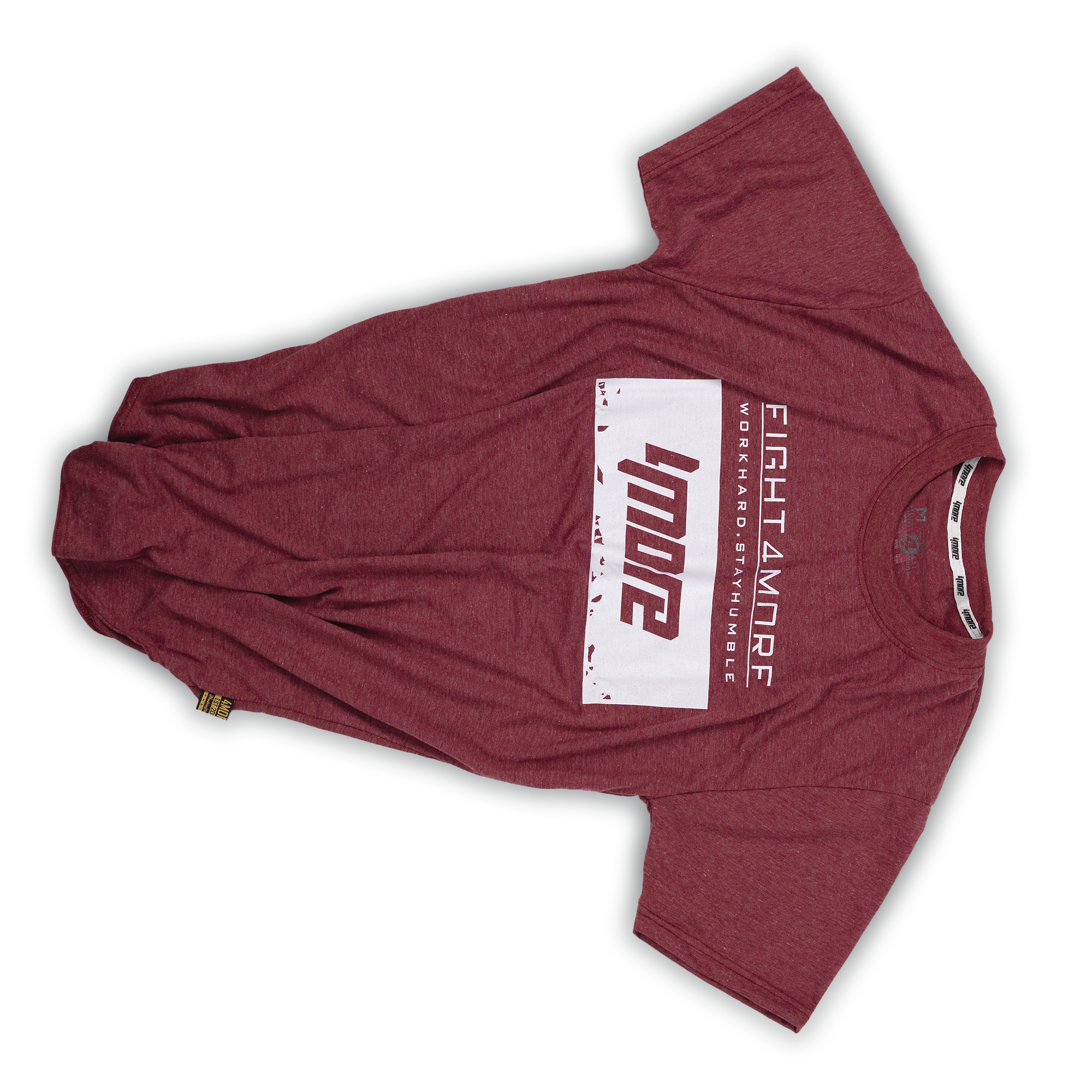 T-SHIRT ROUND TEE STAYHUMBLE MAROON