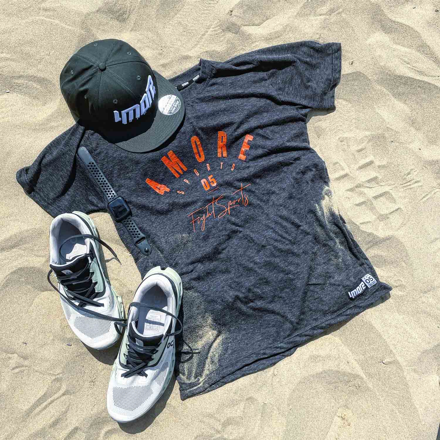 tshirt-4more-sports-fightyourlimits-05-sand T-SHIRT FIGHT YOUR LIMITS